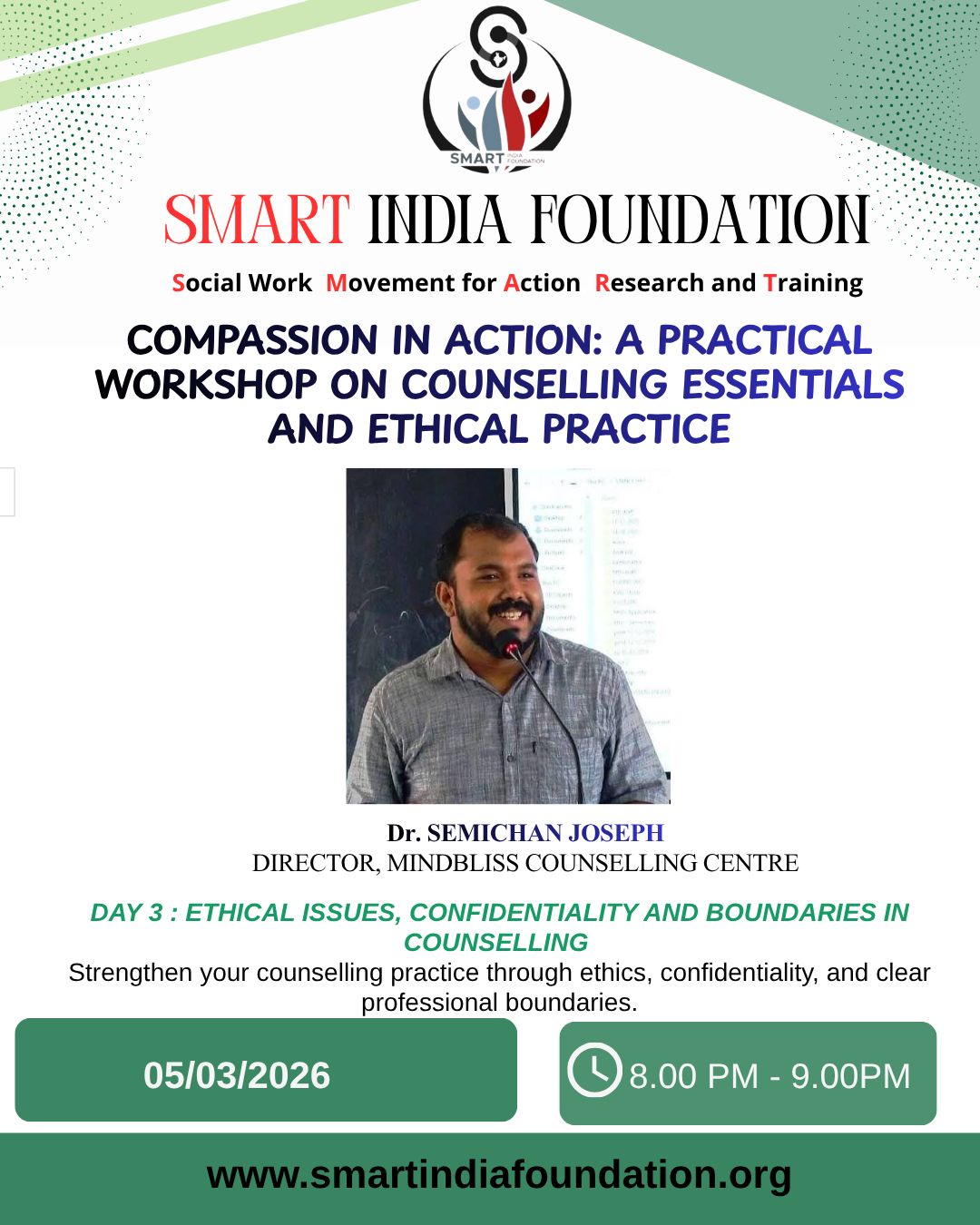 Compassion in Action: Counselling Workshop